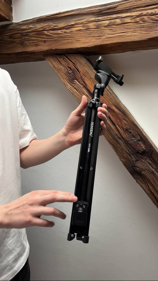 Statyw i Selfie Stick 2w1 — wysokość do 2 metrów